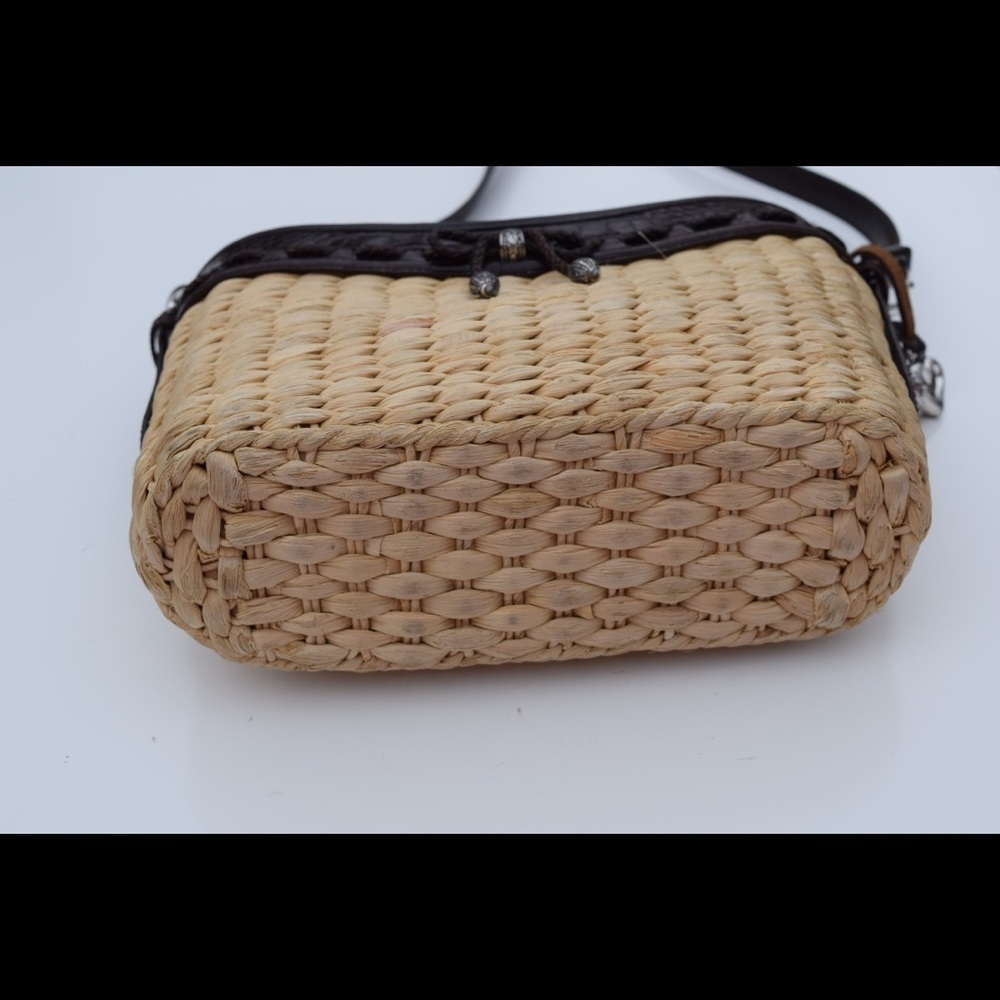 Brighton woven basket & leather bag - Picture 8 of 8